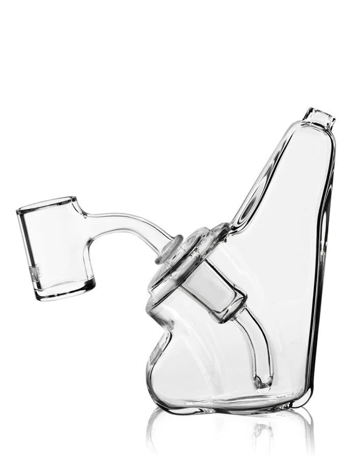 GRAV® WEDGE BUBBLER RIG 7IN CLEAR | FOR CONCENTRATES