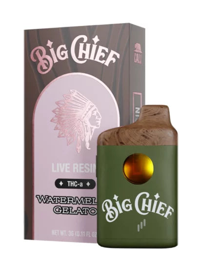 Cali x Big Chief Live Resin THCa 3G Disposable Vape