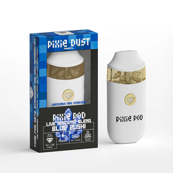 Pixie Dust Pixie Pod THCa Live Diamond Blend 4G Disposable