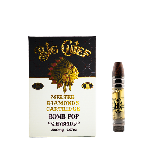 Big Chief Melted Diamonds THCa 2G Cartridges