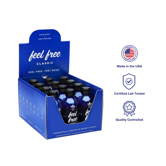 feel free CLASSIC Kava Tonic – 12-Pack Case