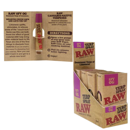 RAWthentic Terp Spray | 5ML Bottle | 6 Count Display