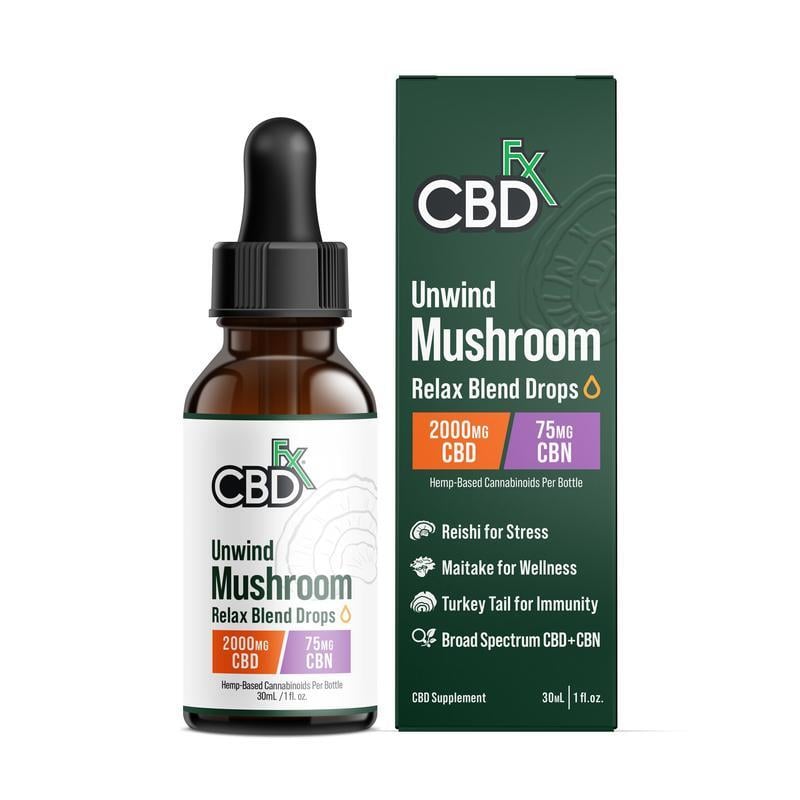 CBDFx Mushroom Tinctures 1000mg / 2000mg