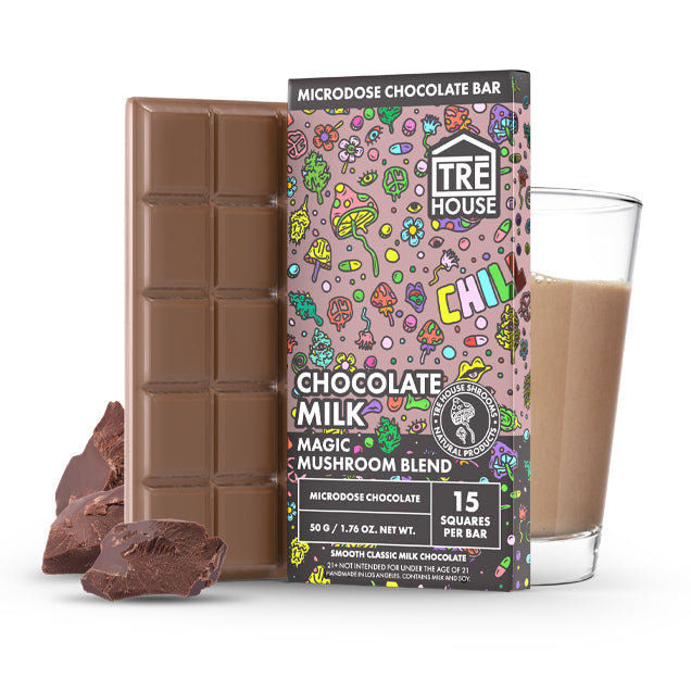 Magic Mushroom Chocolate Bar | Microdose Mushrooms | Box of 10 Bars