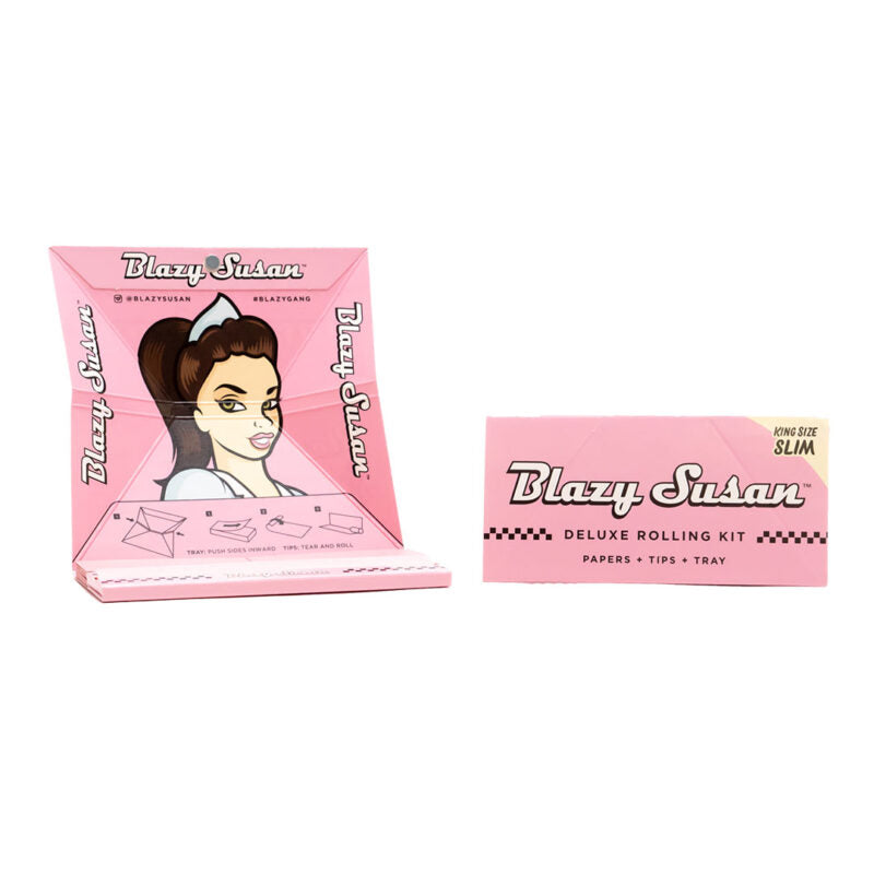 Blazy Susan® - King Size Slim Papers Deluxe Rolling Kit | 20 Count Display