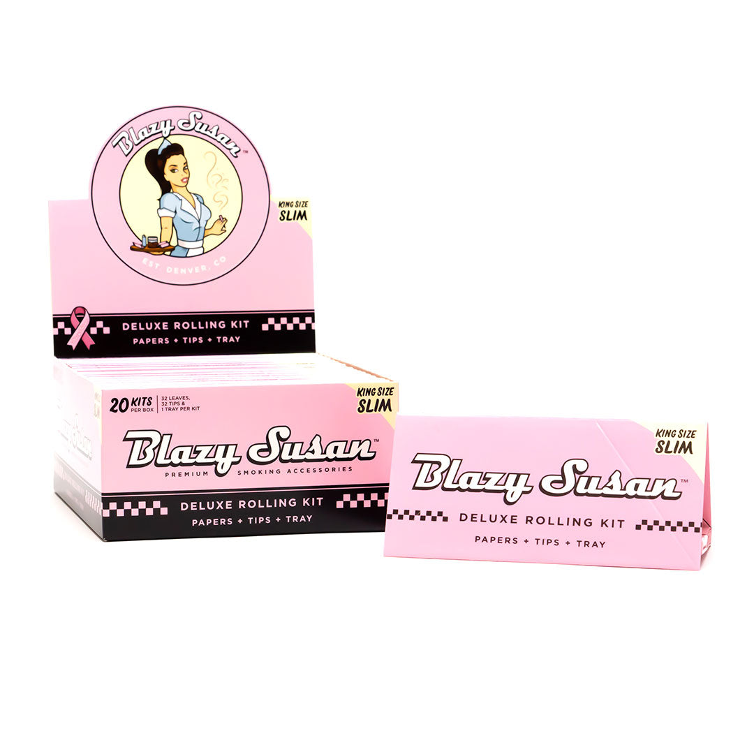 Blazy Susan® - King Size Slim Papers Deluxe Rolling Kit | 20 Count Display
