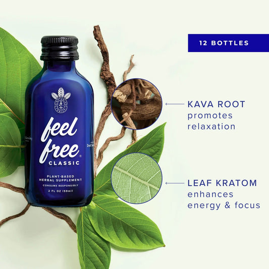 feel free CLASSIC Kava Tonic – 12-Pack Case