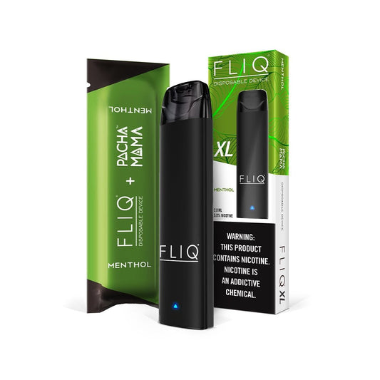 FLIQ + Pachamama 5% 50MG Tobacco Disposable Vape XL 800 Puffs 10ct/Pack