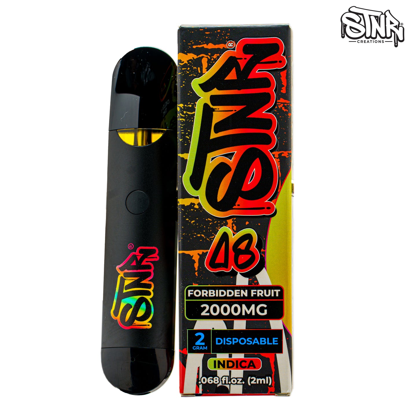 STNR CREATIONS DELTA 8 DISPOSABLE 2GRAM 2000MG VAPE PEN