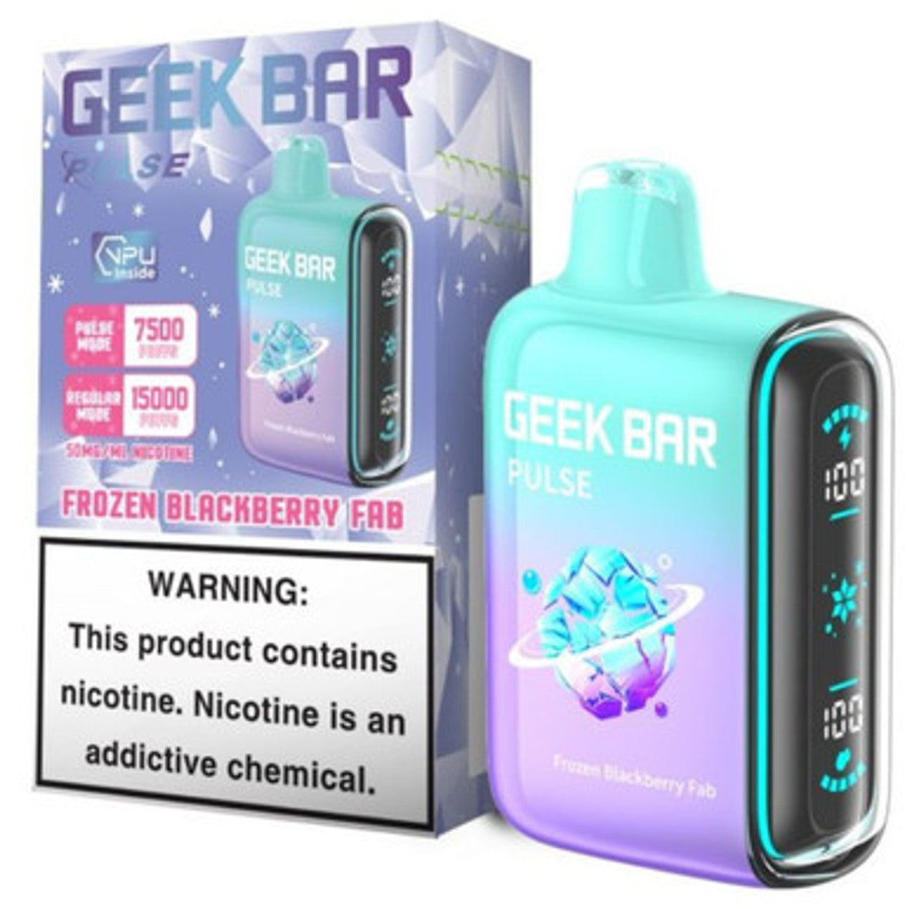 Geek Bar Pulse Disposable 5% Nicotine Vape | 15000 Puffs | 5 pack