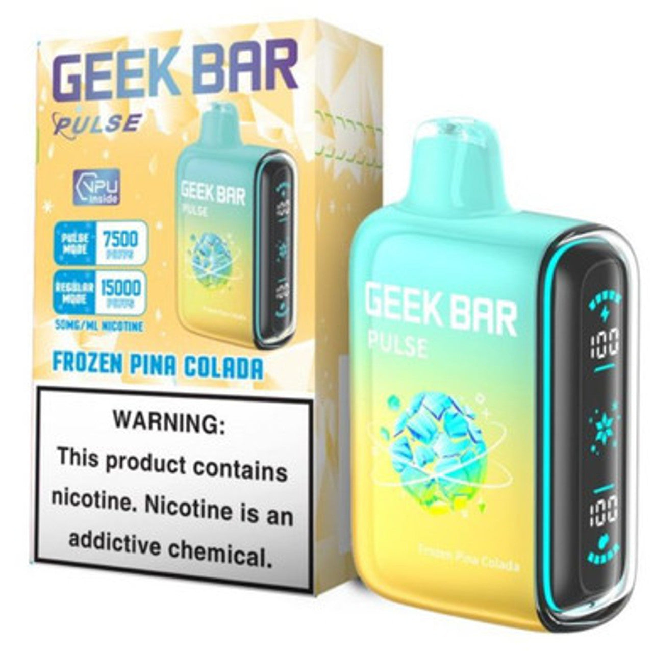Geek Bar Pulse Disposable 5% Nicotine Vape | 15000 Puffs | 5 pack