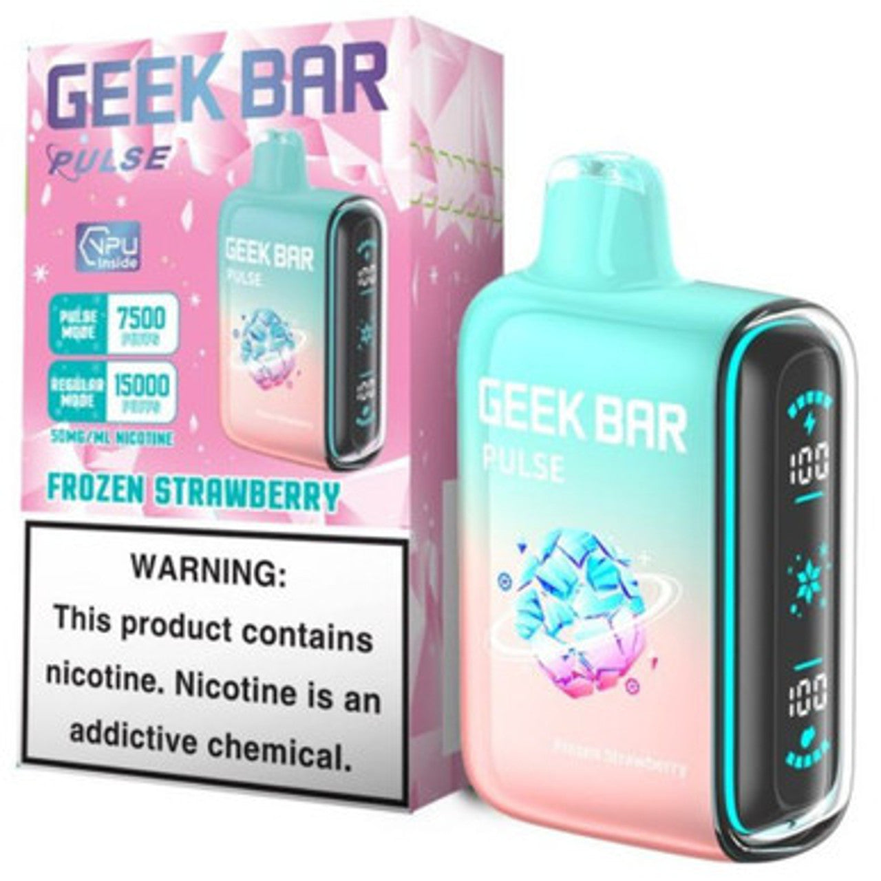 Geek Bar Pulse Disposable 5% Nicotine Vape | 15000 Puffs | 5 pack