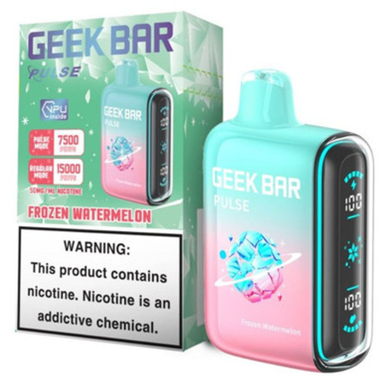Geek Bar Pulse Disposable 5% Nicotine Vape | 15000 Puffs | 5 pack