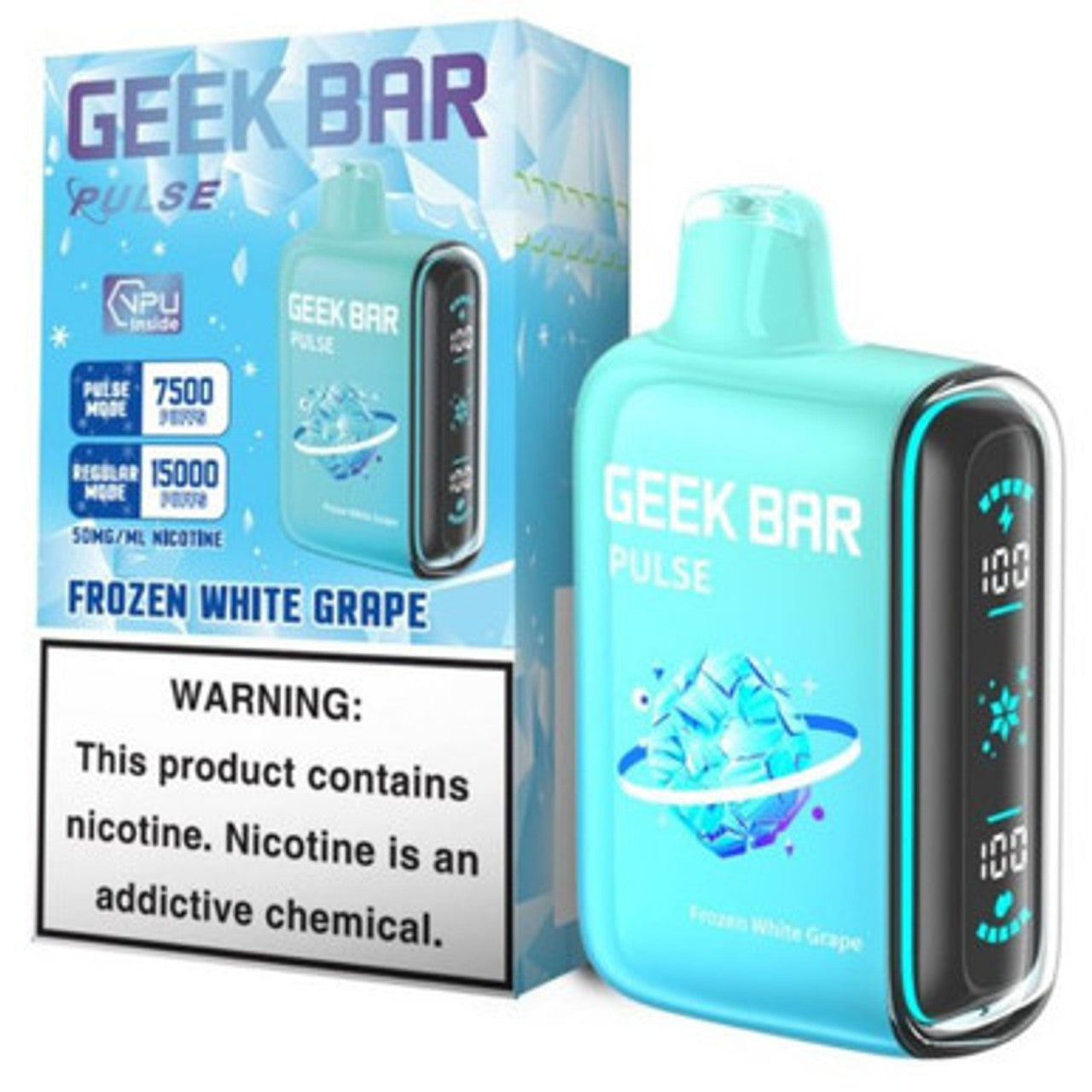 Geek Bar Pulse Disposable 5% Nicotine Vape | 15000 Puffs | 5 pack