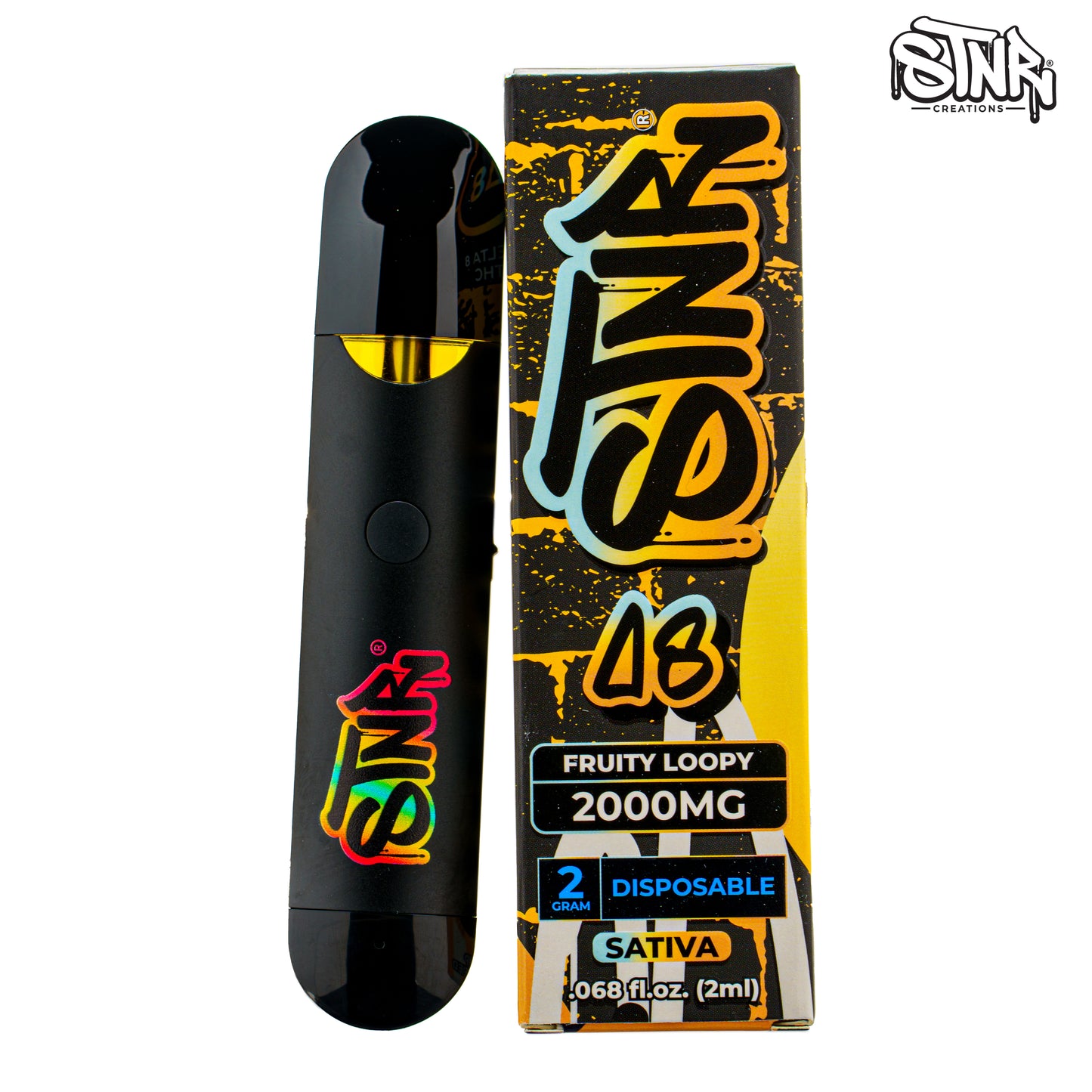 STNR CREATIONS DELTA 8 DISPOSABLE 2GRAM 2000MG VAPE PEN