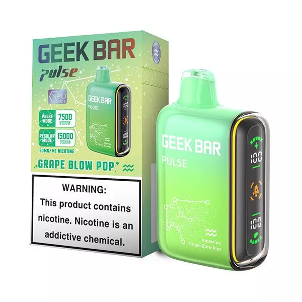 Geek Bar Pulse Disposable 5% Nicotine Vape | 15000 Puffs | 5 pack