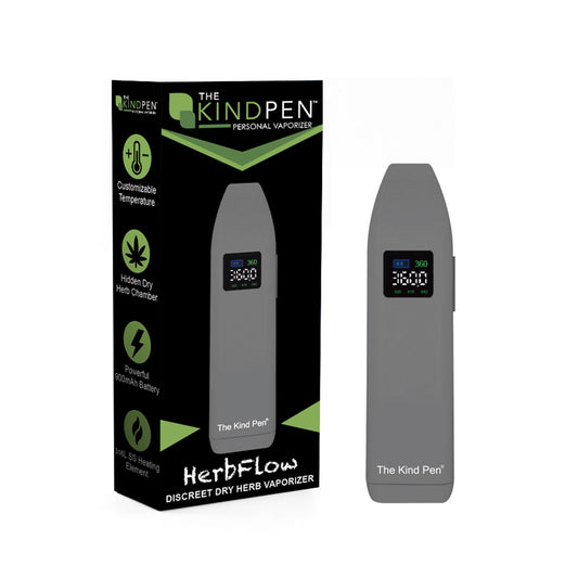 The Kind Pen HERBFLOW Dry Herb Vaporizer | 900mAH Power & Pure Airflow