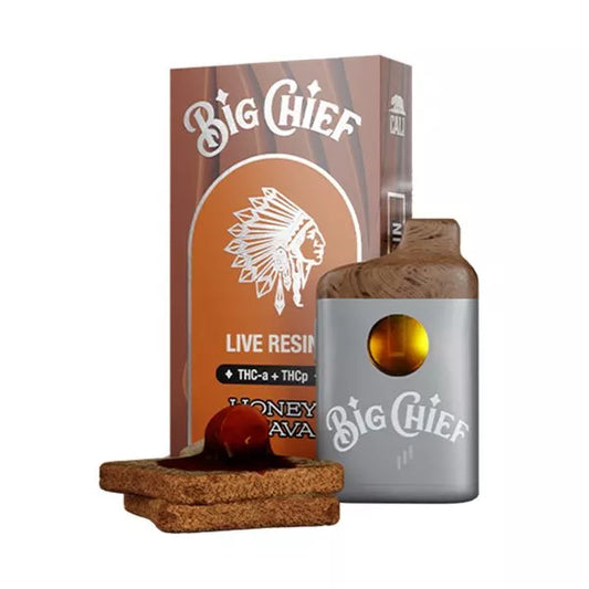 Cali x Big Chief Live Resin THCa + THCp + D8 3G Disposable Vape