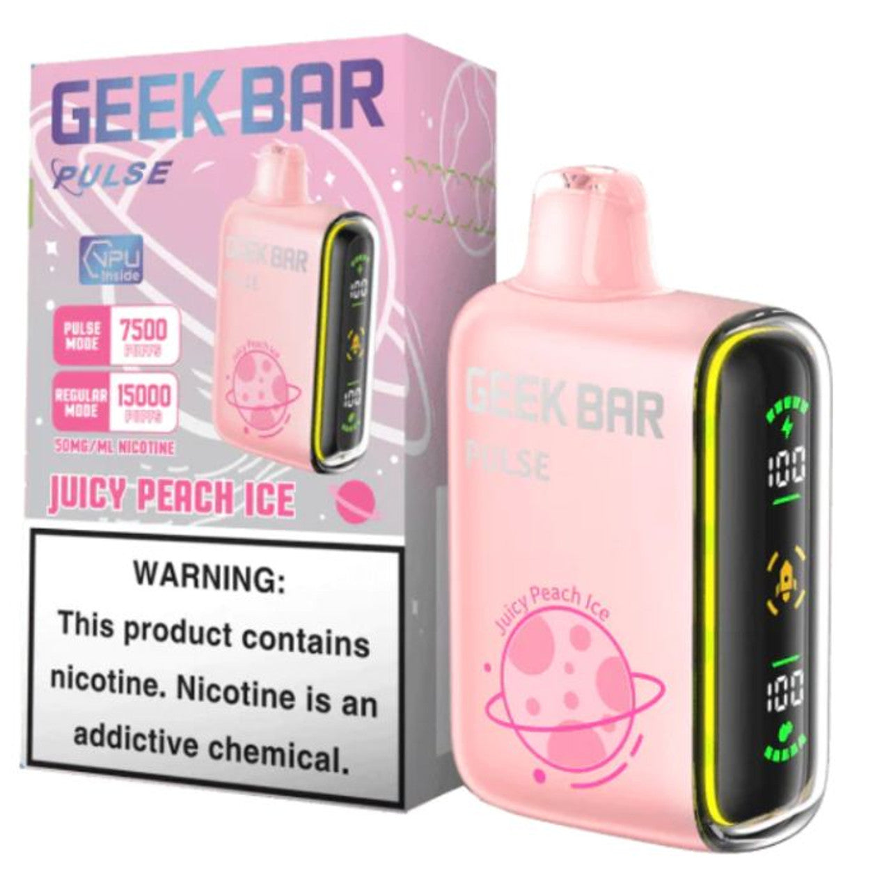 Geek Bar Pulse Disposable 5% Nicotine Vape | 15000 Puffs | 5 pack