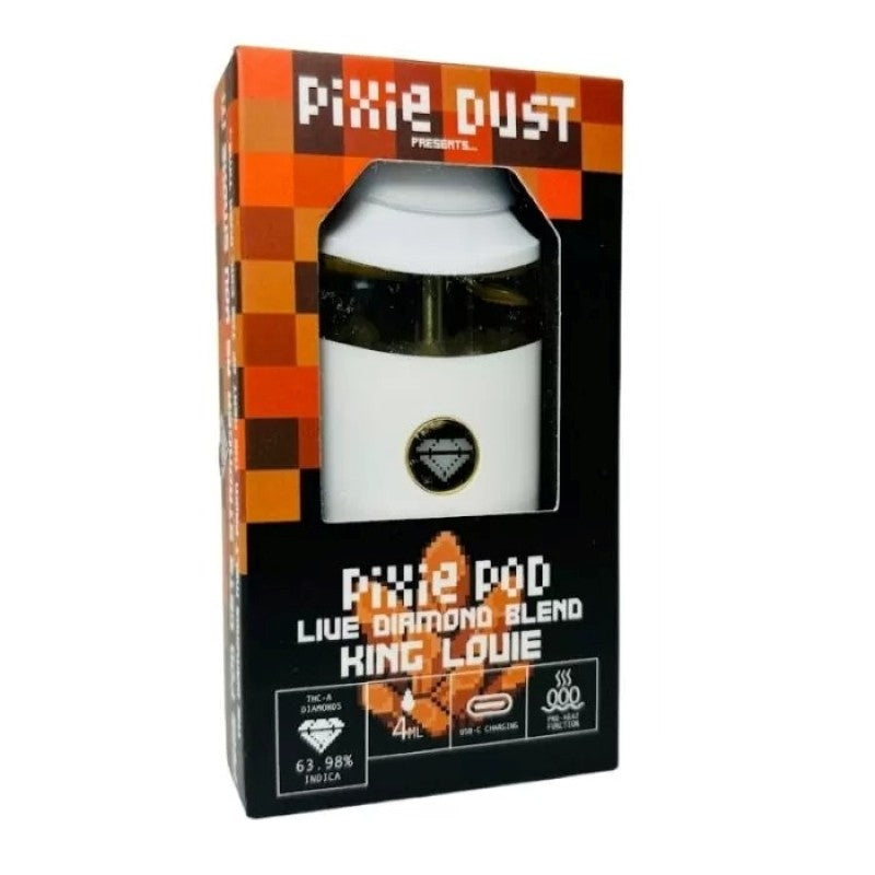 Pixie Dust Pixie Pod THCa Live Diamond Blend 4G Disposable