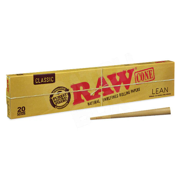 RAWthentic Classic Lean Cones | 20 Cones Per Pack