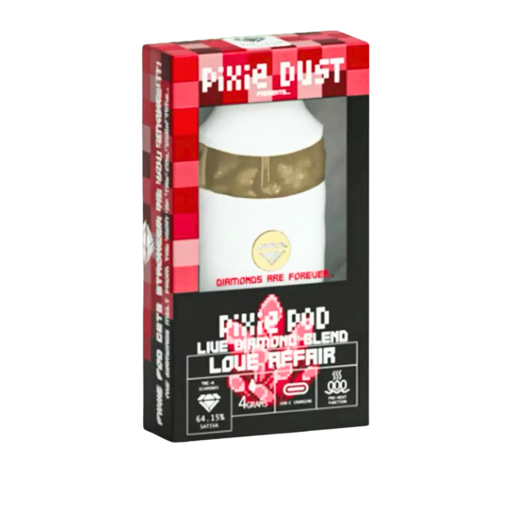 Pixie Dust Pixie Pod THCa Live Diamond Blend 4G Disposable