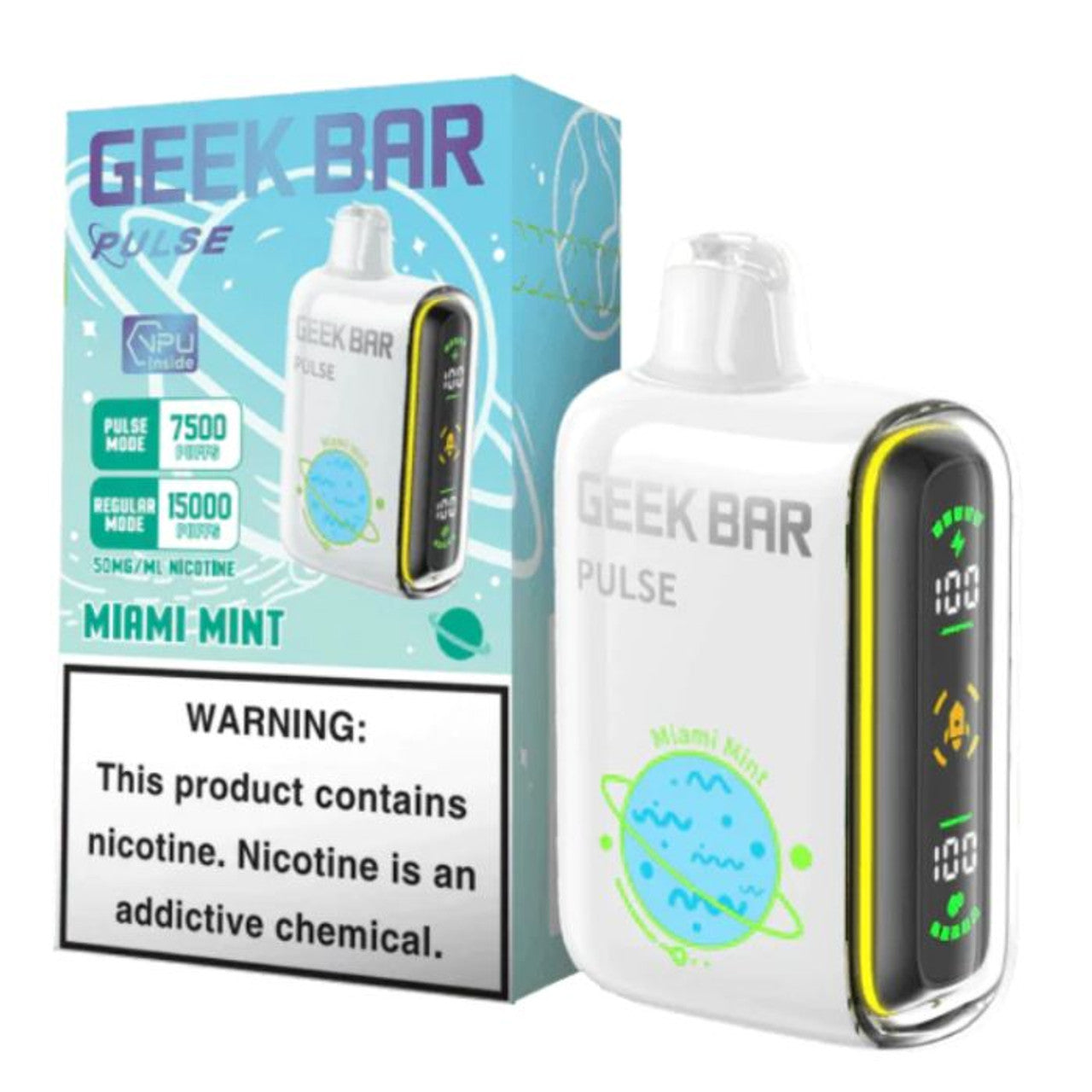 Geek Bar Pulse Disposable 5% Nicotine Vape | 15000 Puffs | 5 pack
