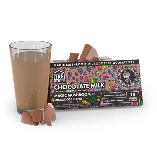 TreHouse Magic Mushroom Microdose Chocolate Bar | Box of 10 Bars