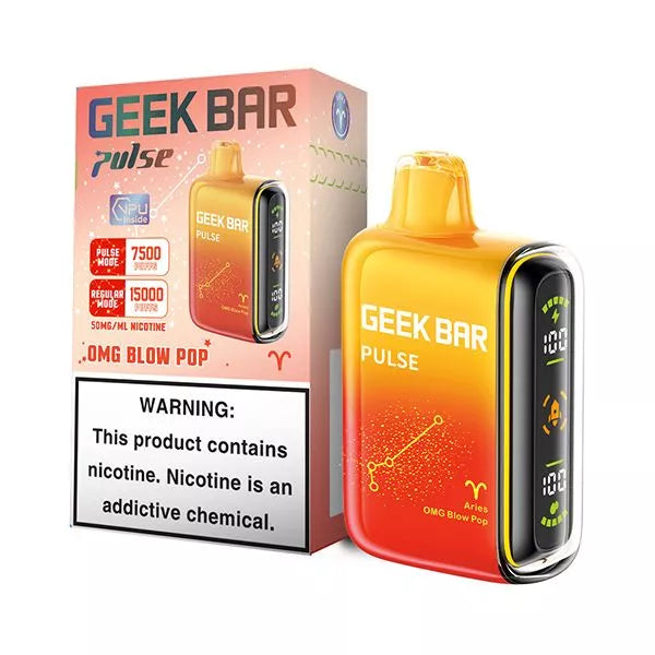 Geek Bar Pulse Disposable 5% Nicotine Vape | 15000 Puffs | 5 pack