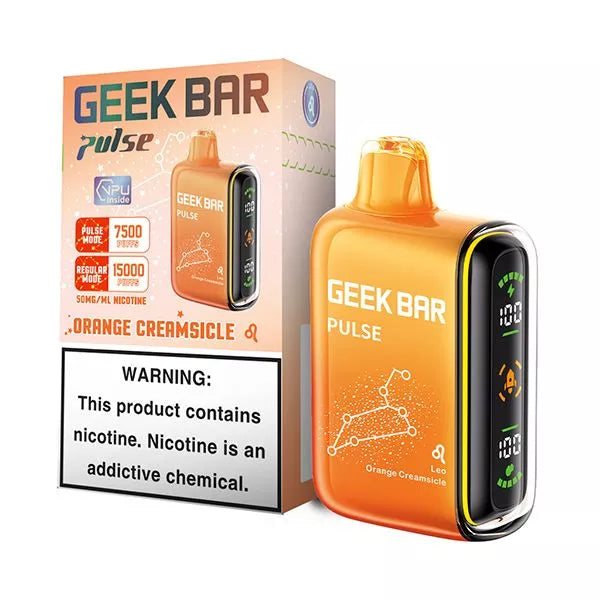 Geek Bar Pulse Disposable 5% Nicotine Vape | 15000 Puffs | 5 pack