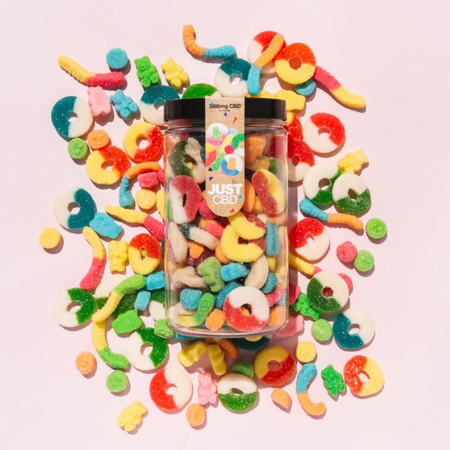 Just CBD 3000MG Gummies Party Jar