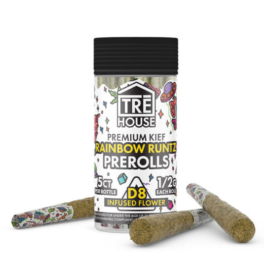 TreHouse Premium Kief PreRolls 5 Counts Per Bottle