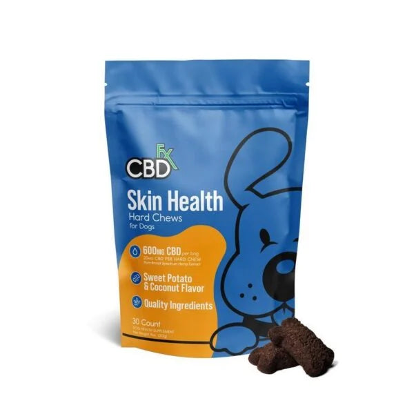 CBDFx Hard & Soft Dog Chews | 30 Chews Per Bag | 600MG