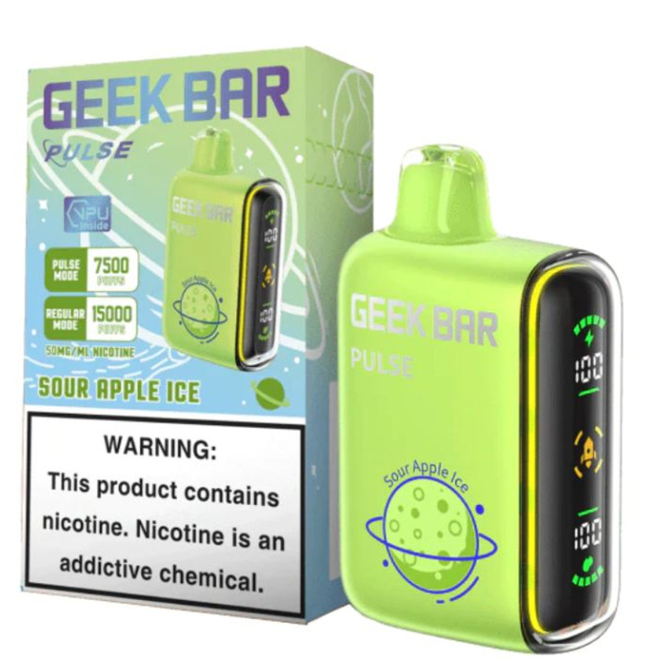 Geek Bar Pulse Disposable 5% Nicotine Vape | 15000 Puffs | 5 pack