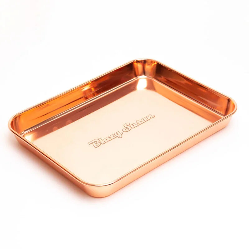 Blazy Susan Stainless Steel Rolling 7″ x 9.25″ Tray