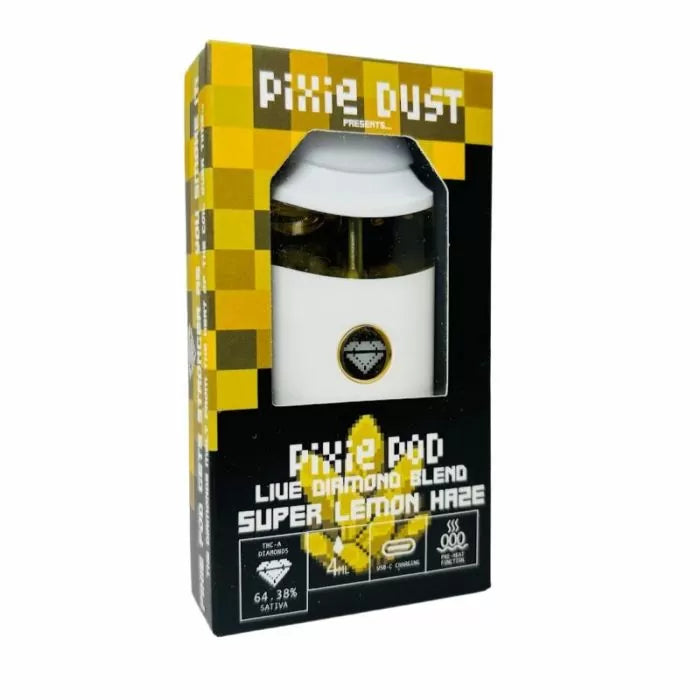 Pixie Dust Pixie Pod THCa Live Diamond Blend 4G Disposable