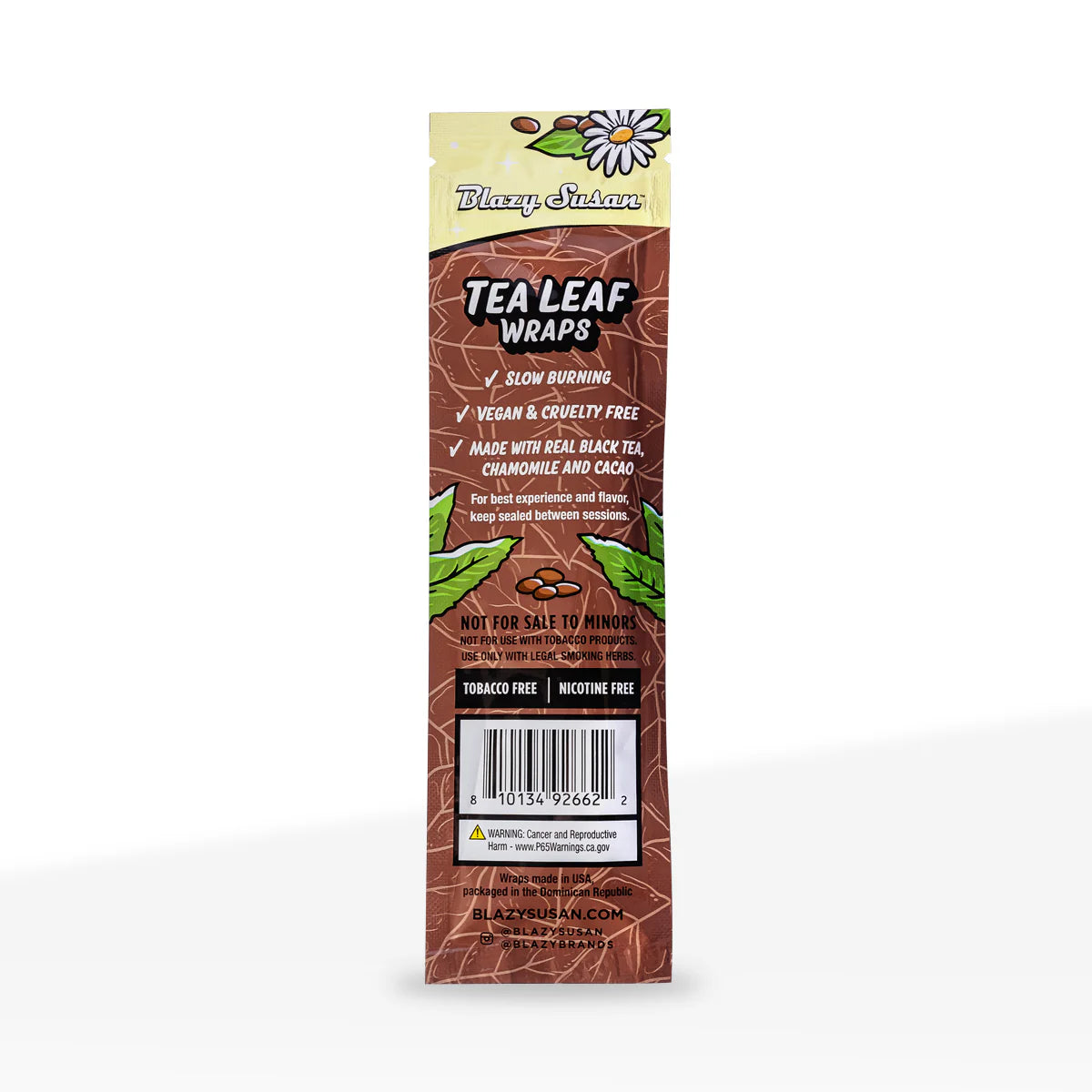 Blazy Susan Tea Leaf Tobacco & Nicotine Free Blunt Wraps & King Size Cones