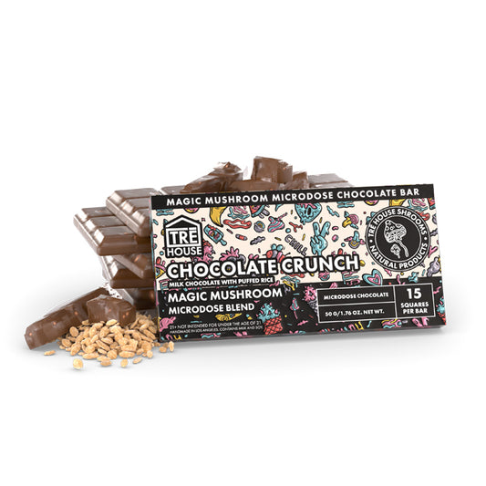 TreHouse Magic Mushroom Microdose Chocolate Bar | Box of 10 Bars