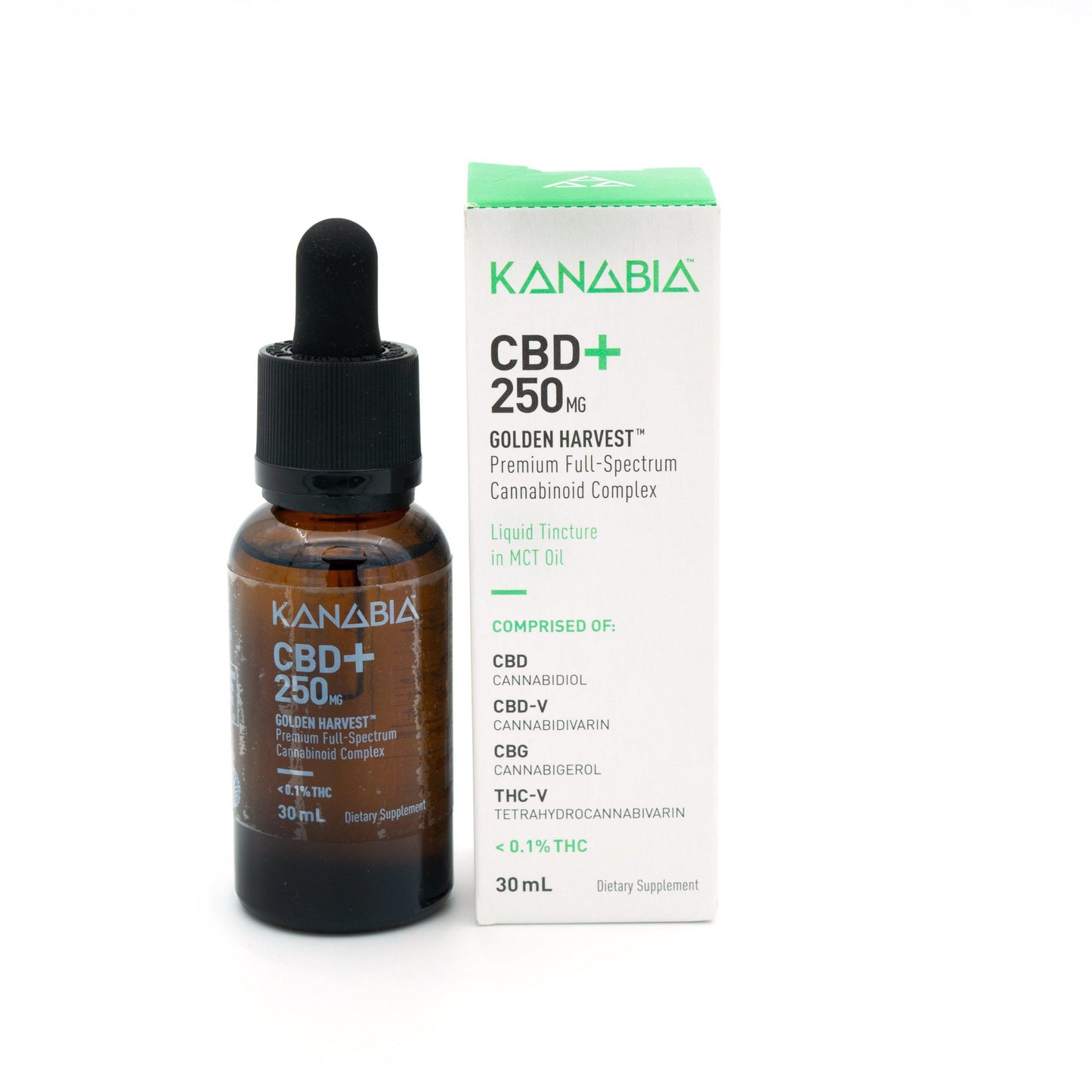 Kanabia Golden Harvest Full Spectrum CBD Oil with MCT
