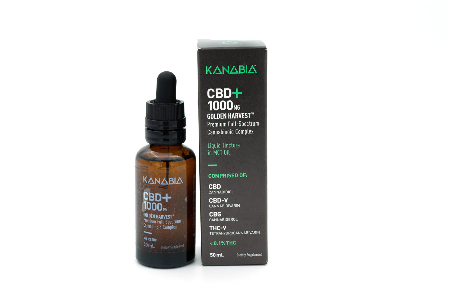 Kanabia Golden Harvest Full Spectrum CBD Oil with MCT