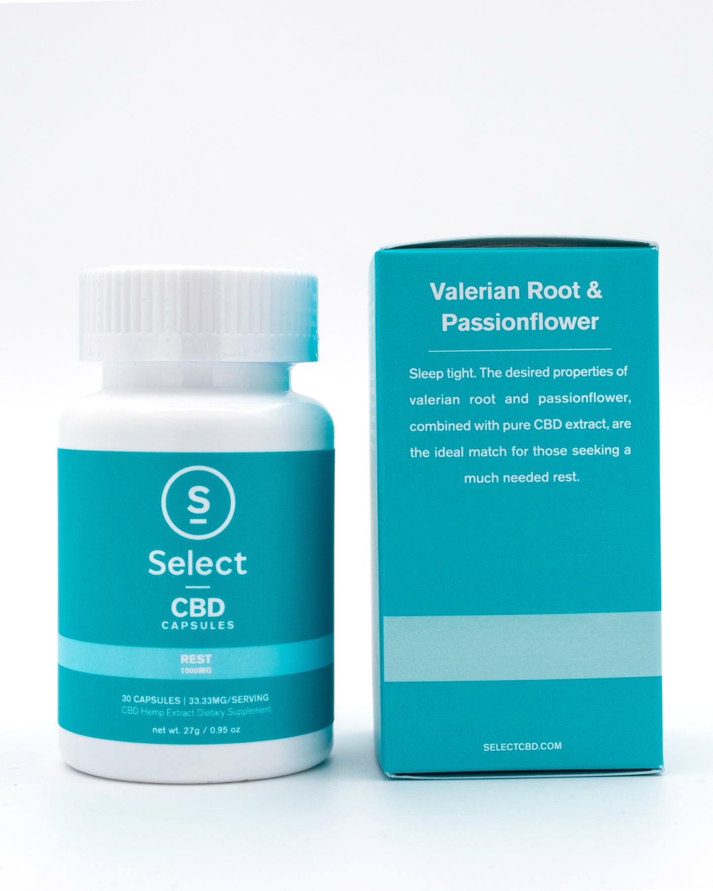 Select CBD Gel Capsules 30ct 1000MG Bottle