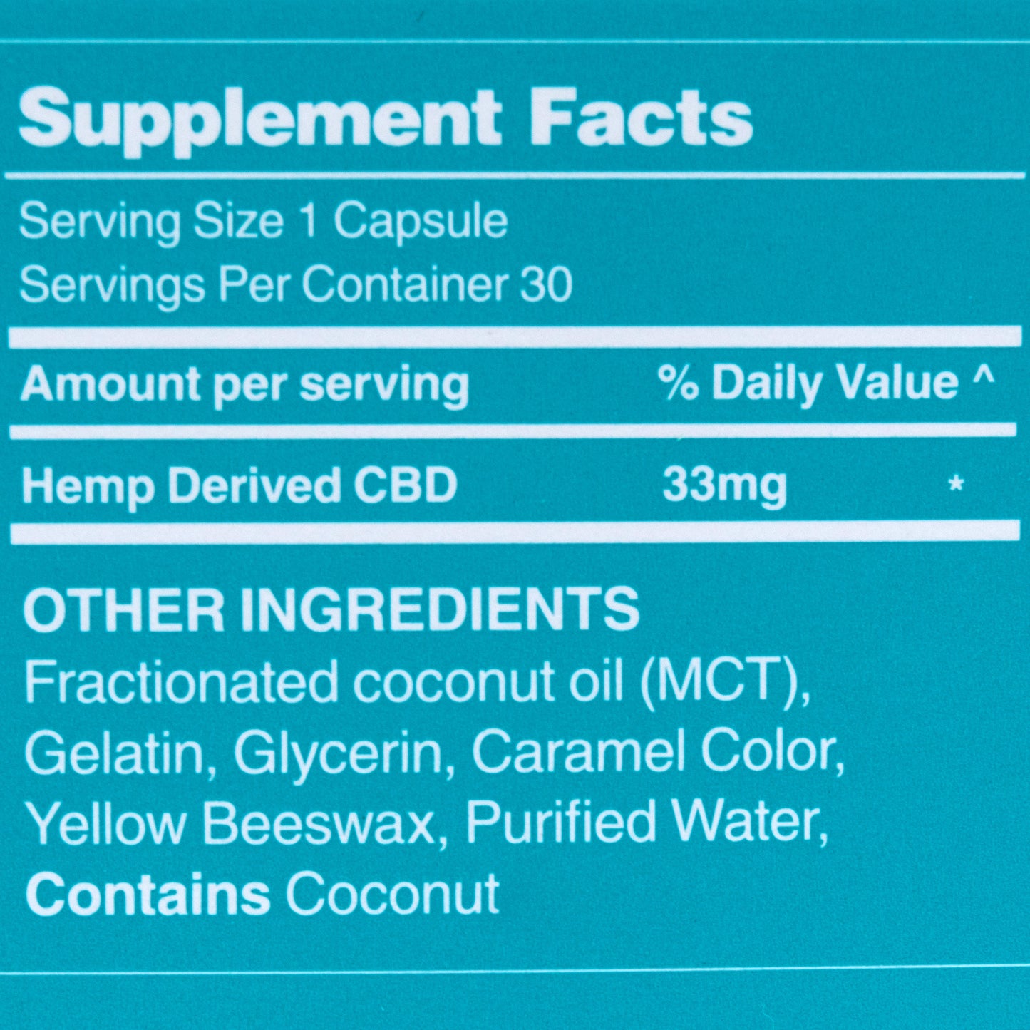 Select CBD Gel Capsules 30ct 1000MG Bottle