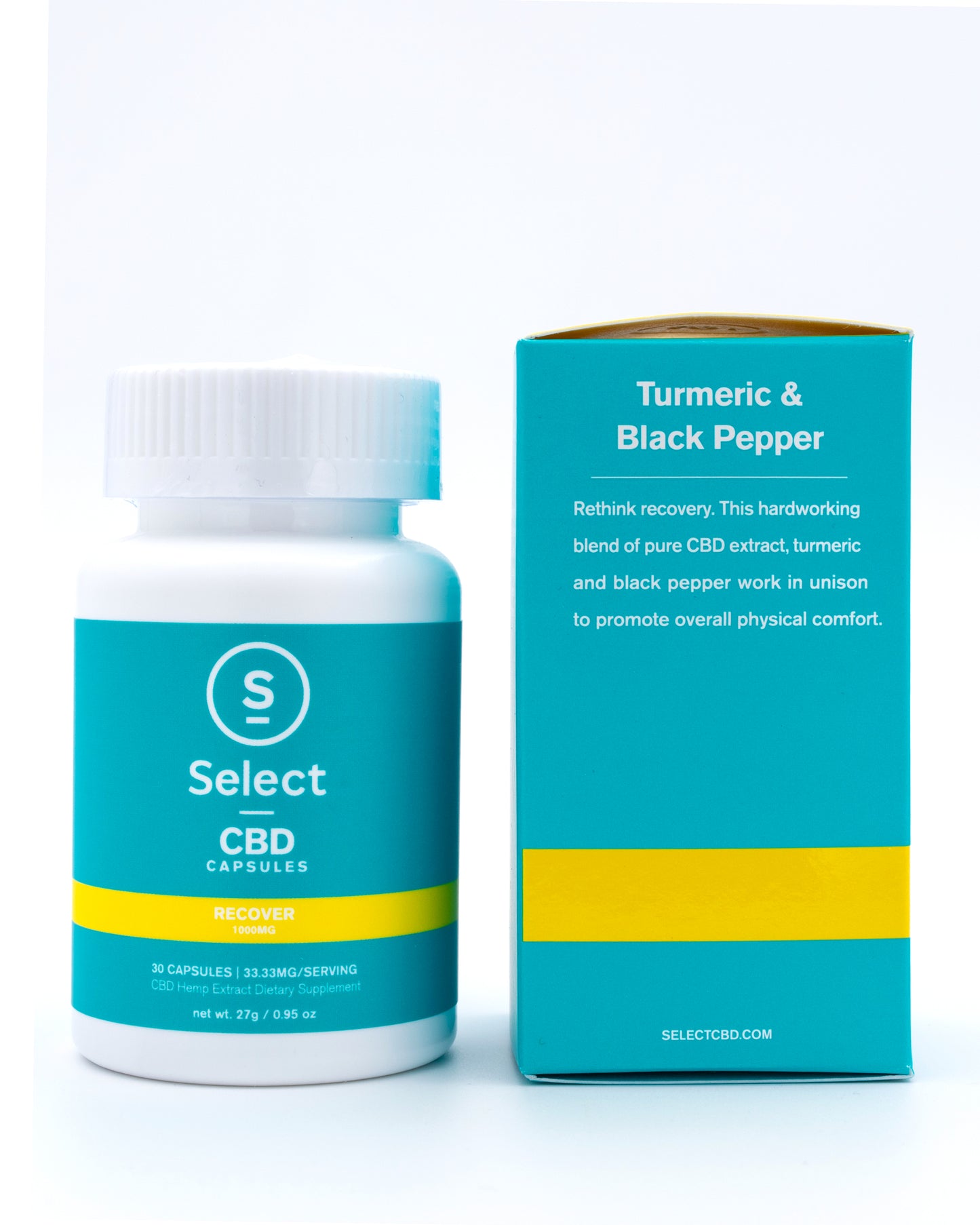 Select CBD Gel Capsules 30ct 1000MG Bottle