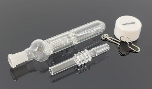 American Made Glass 10MM Nectar Collector Set With Quartz Tip