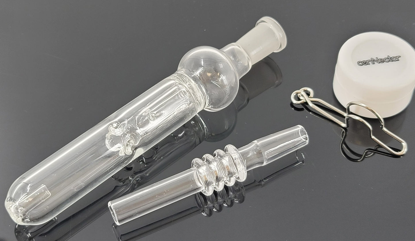 American Made Glass 10MM Nectar Collector Set With Quartz Tip