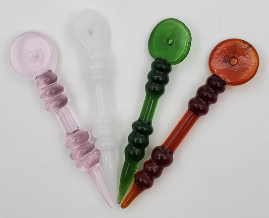 Assorted Colored 4" Glass Dab Savers