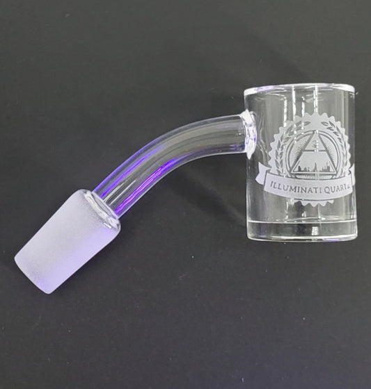 Illuminati Quartz High Quality Beveled Banger 2mm 14mm Male