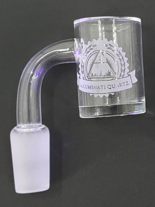 Illuminati Quartz High Quality Beveled Banger 2mm 14mm Male