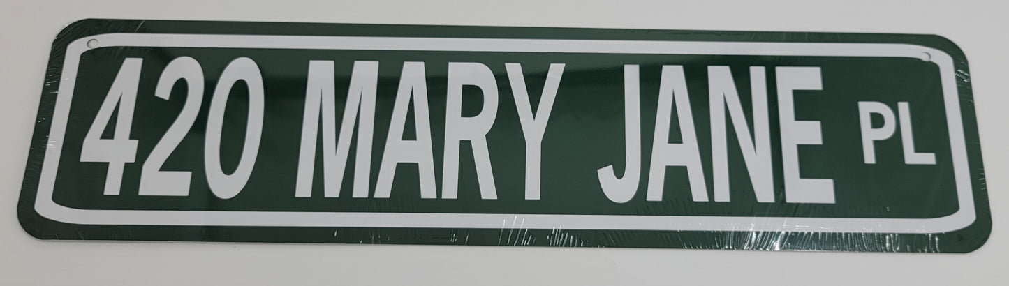 420 Themed Metal Signs - Assorted