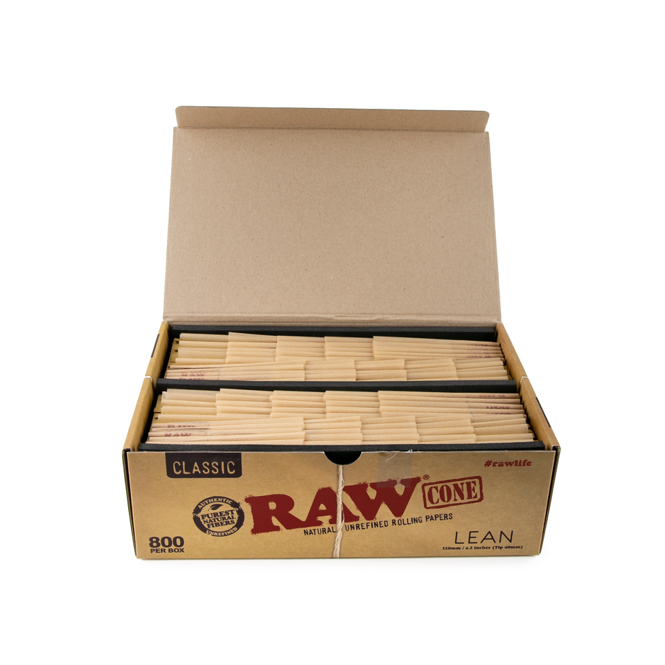RAWthentic Classic Lean Cones 800 Count